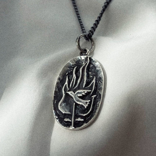 Plato's Cave Philosophy Pendant