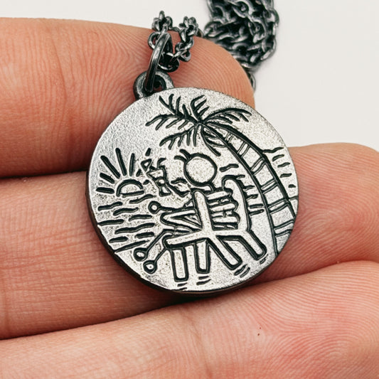 Go With The Flow Necklace - Hidden Depths - Silver