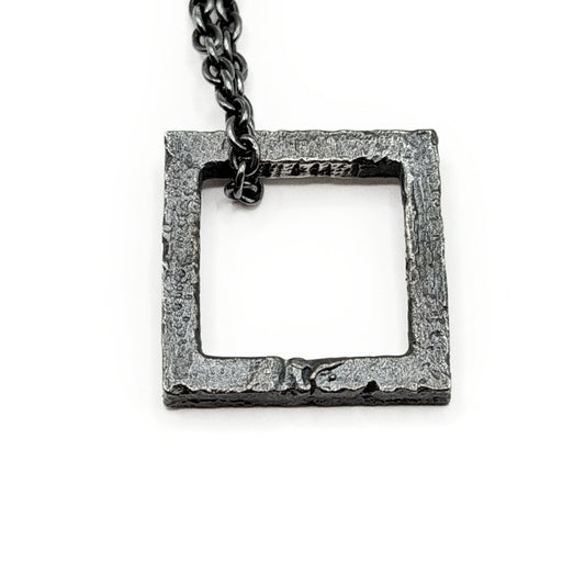 Rustic Square Necklace