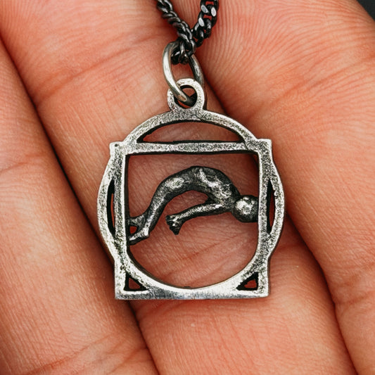 The Floating Man Pendant - Hidden Depths Silver