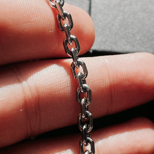 Drifter Cable Chain - Oxidized Silver
