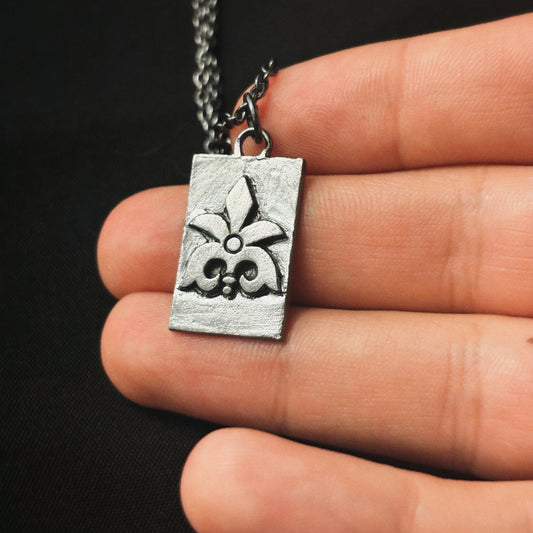 Alhambra Floral Silver Pendant - Hidden Depths Pendant Only