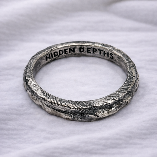 Rustic Stacking Silver Rings