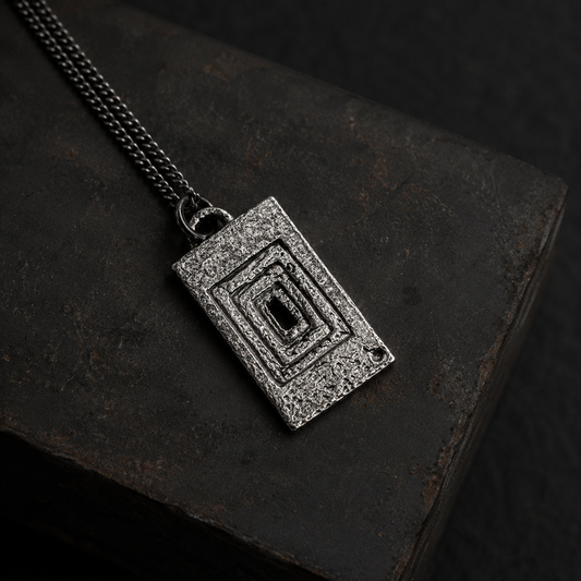 Abstract Door Pendant Necklace