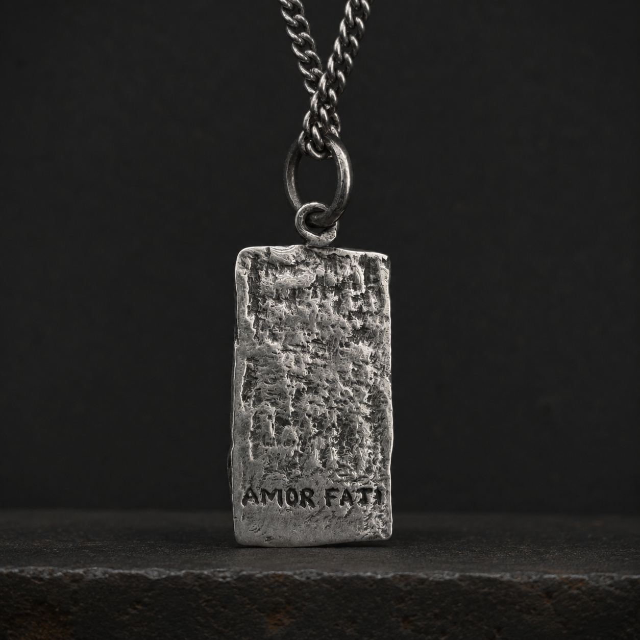 Amor Fati Silver Pendant