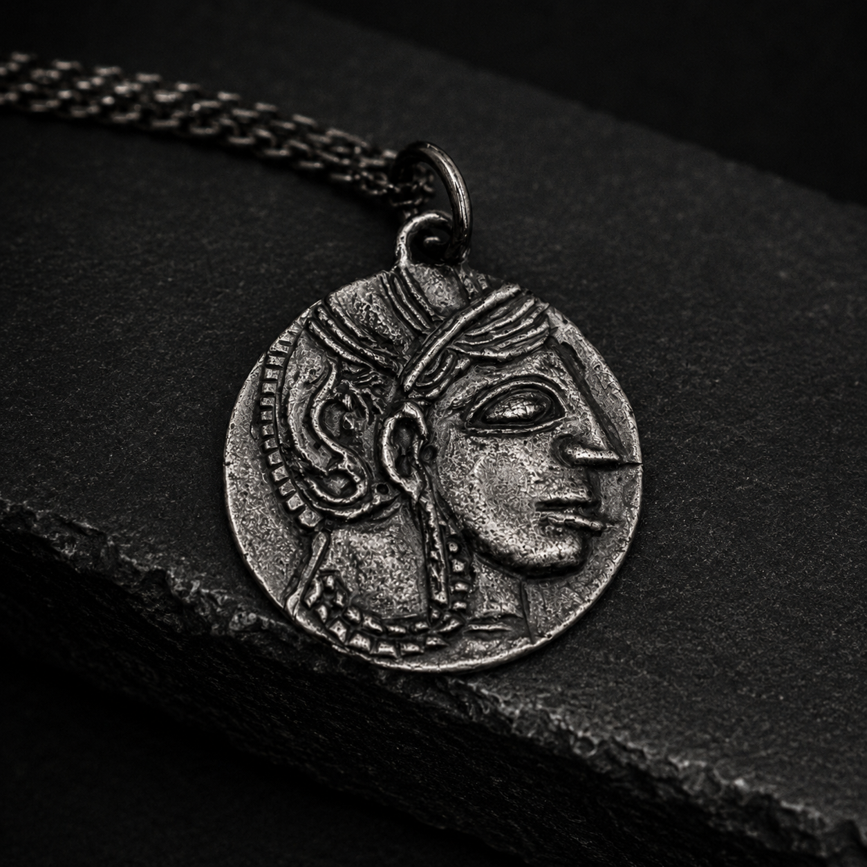 Owl of Athena Coin Necklace