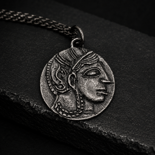 Owl of Athena Coin Necklace
