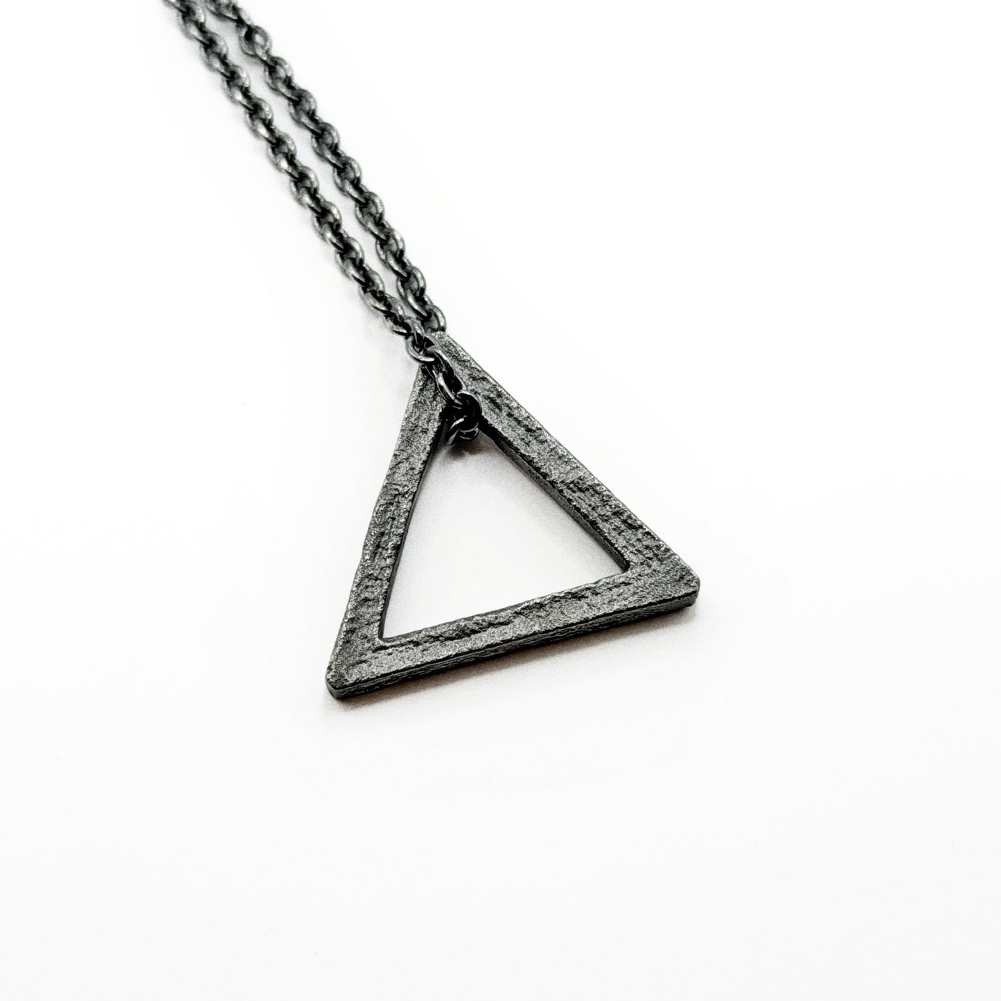 Geometric Triangle Necklace