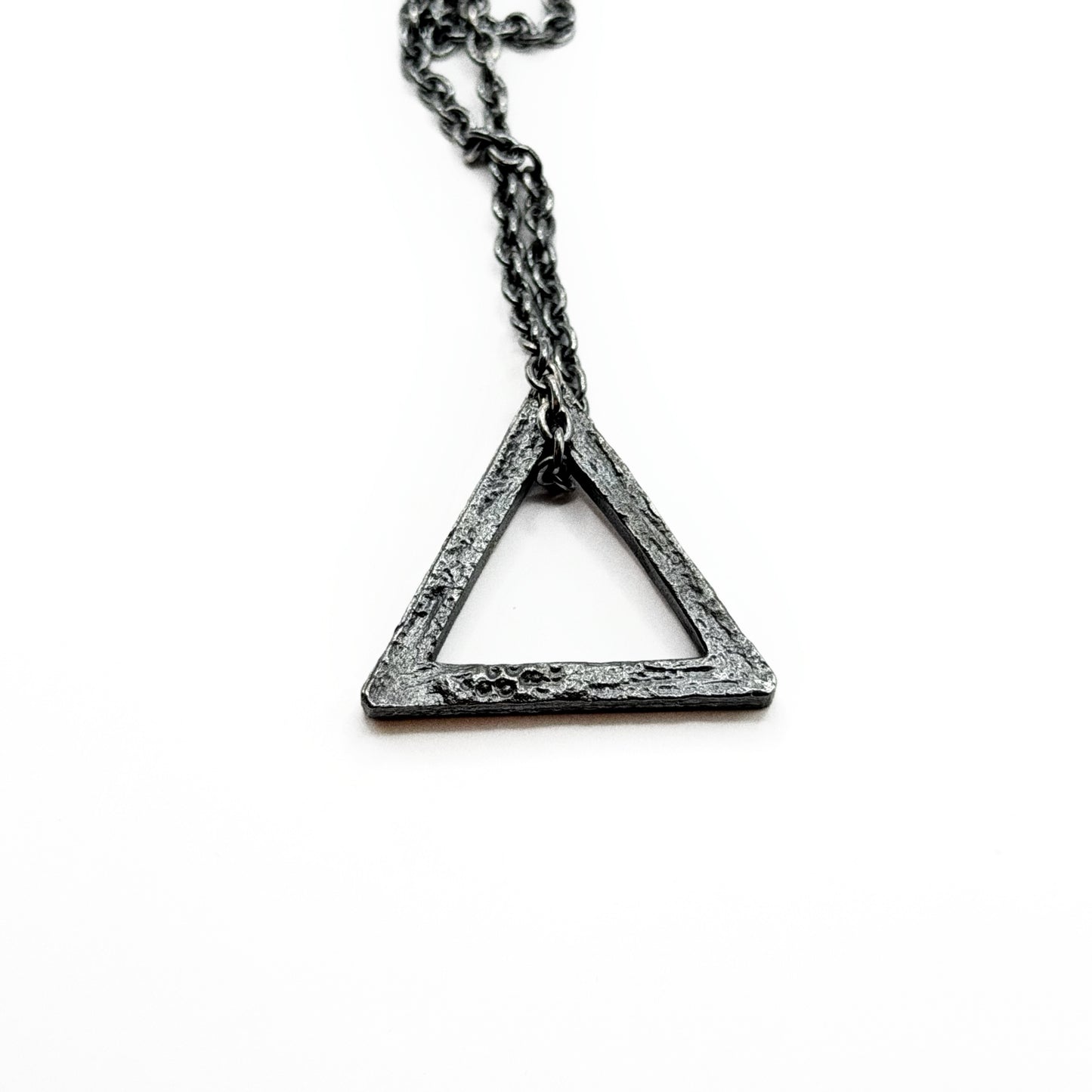 Geometric Triangle Necklace