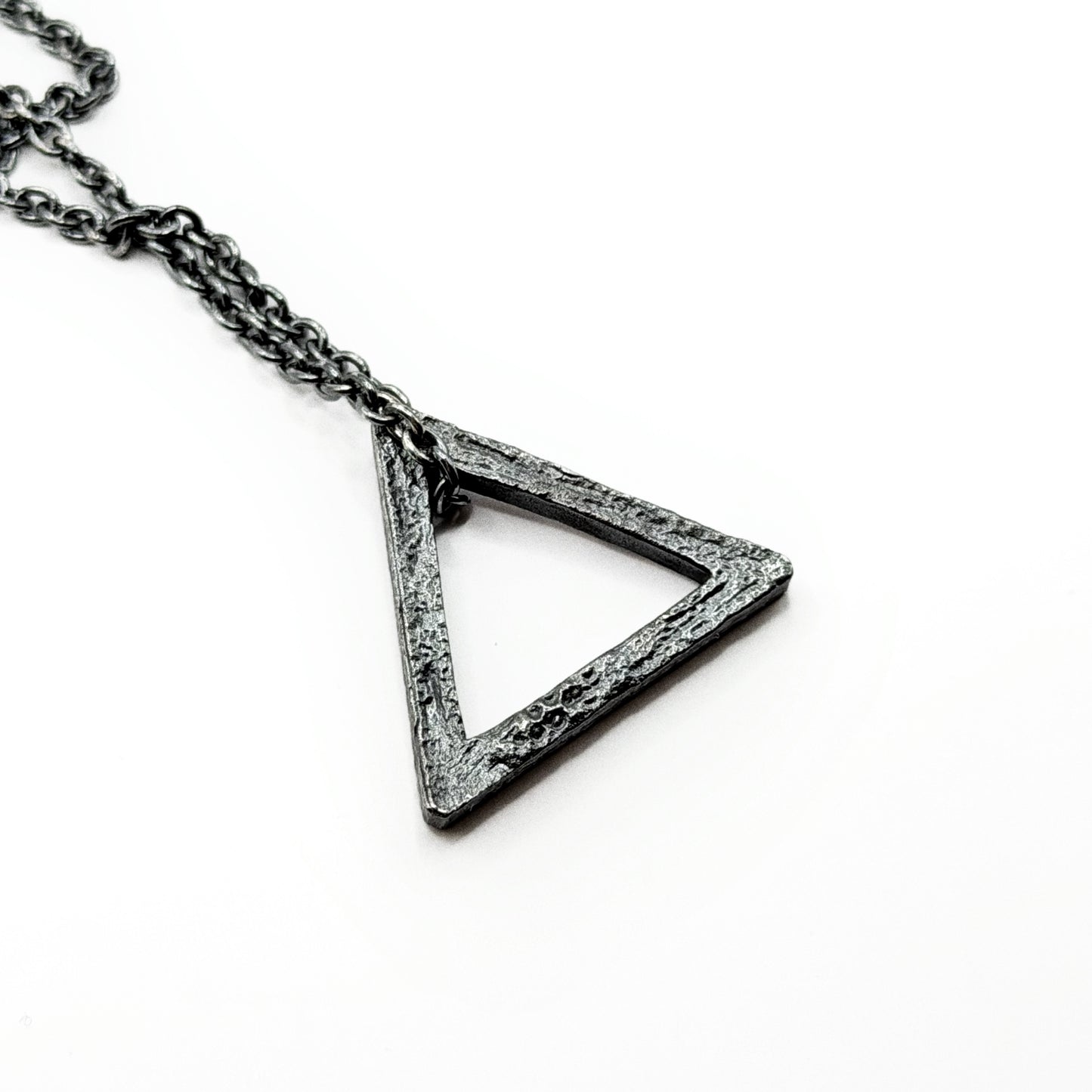 Geometric Triangle Necklace