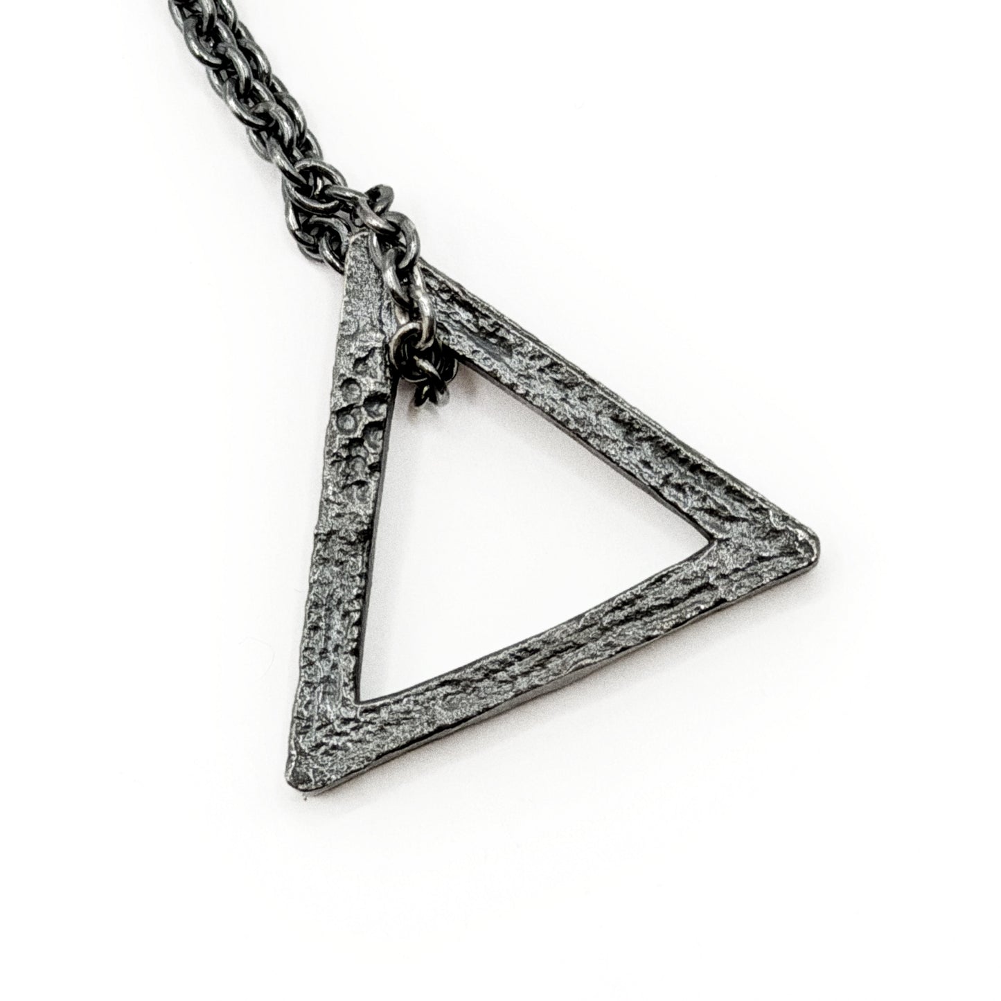 Geometric Triangle Necklace