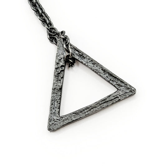 Geometric Triangle Necklace