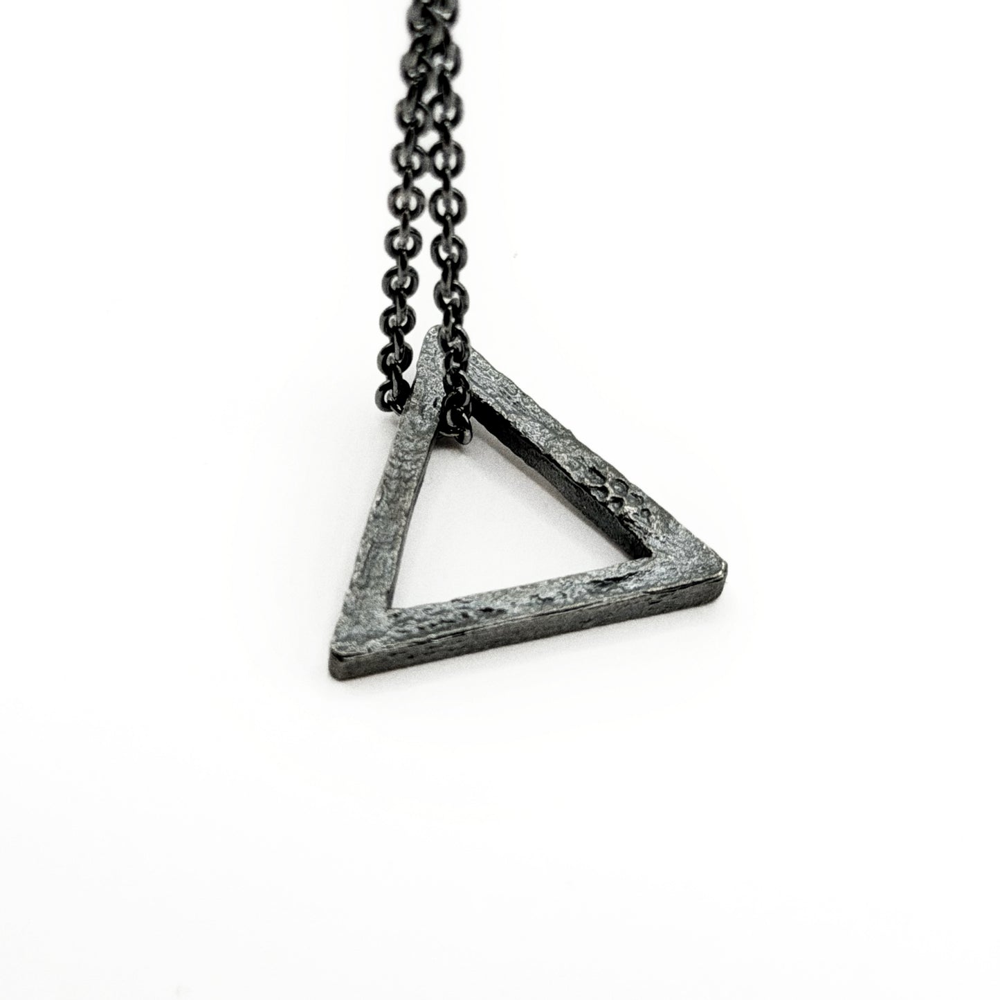 Geometric Triangle Necklace