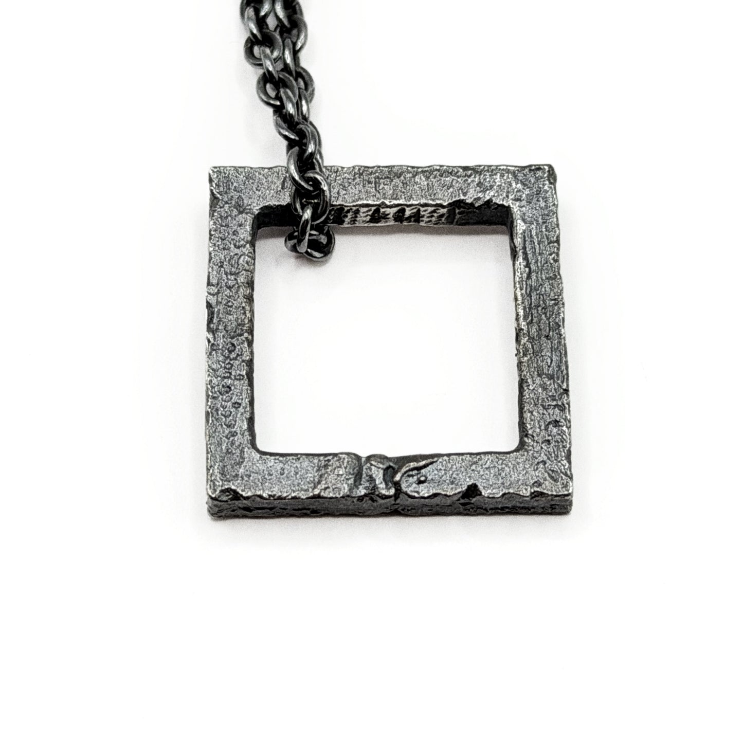 Rustic Square Necklace