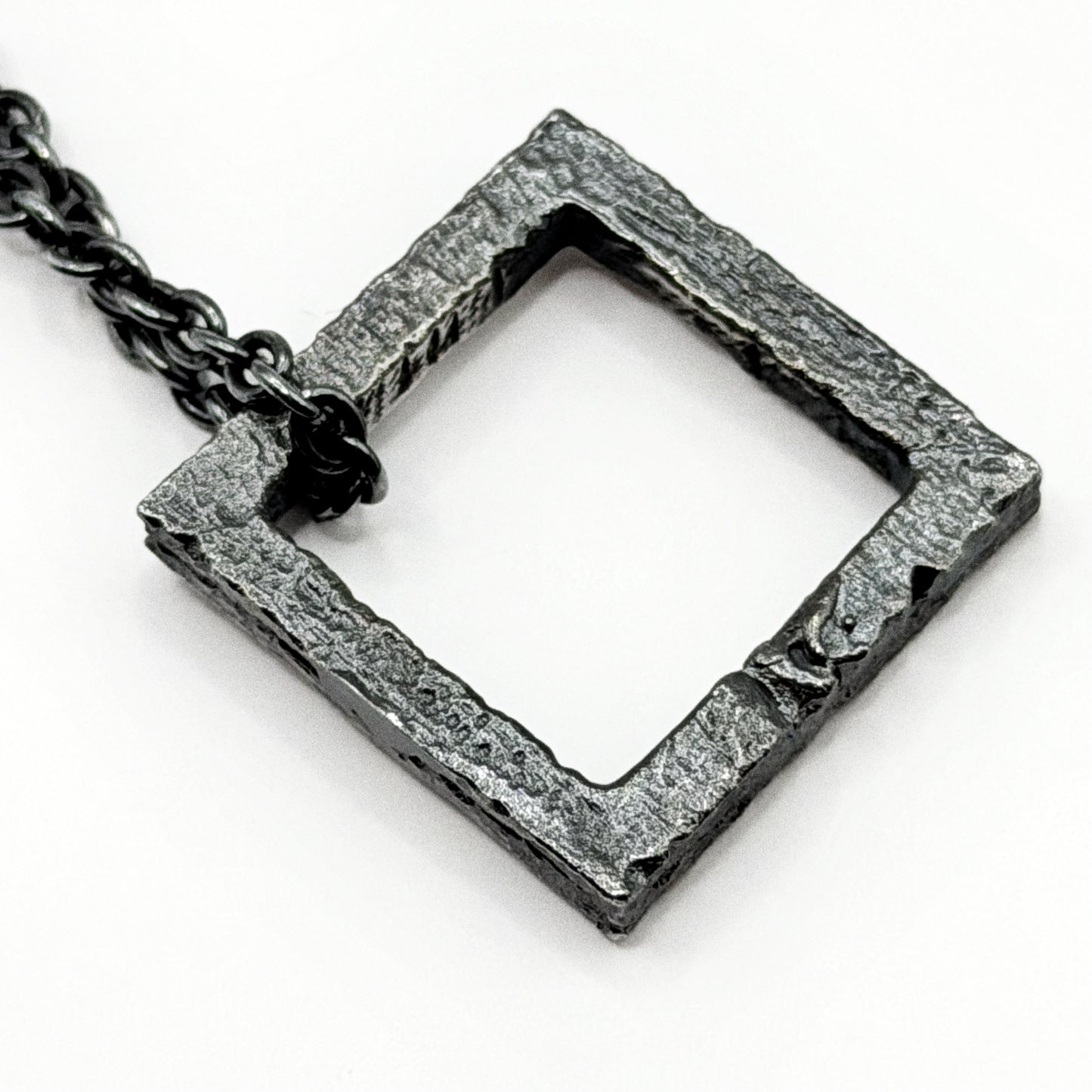 Rustic Square Necklace