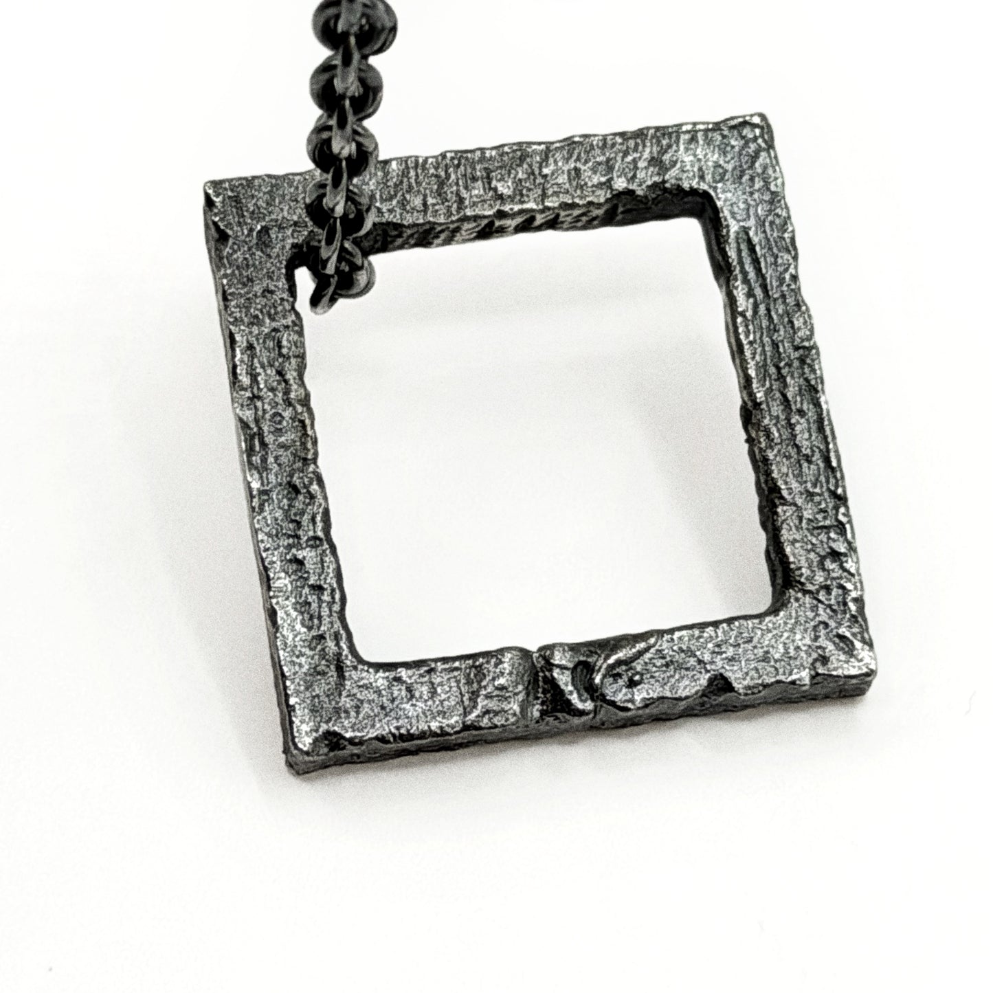 Rustic Square Necklace