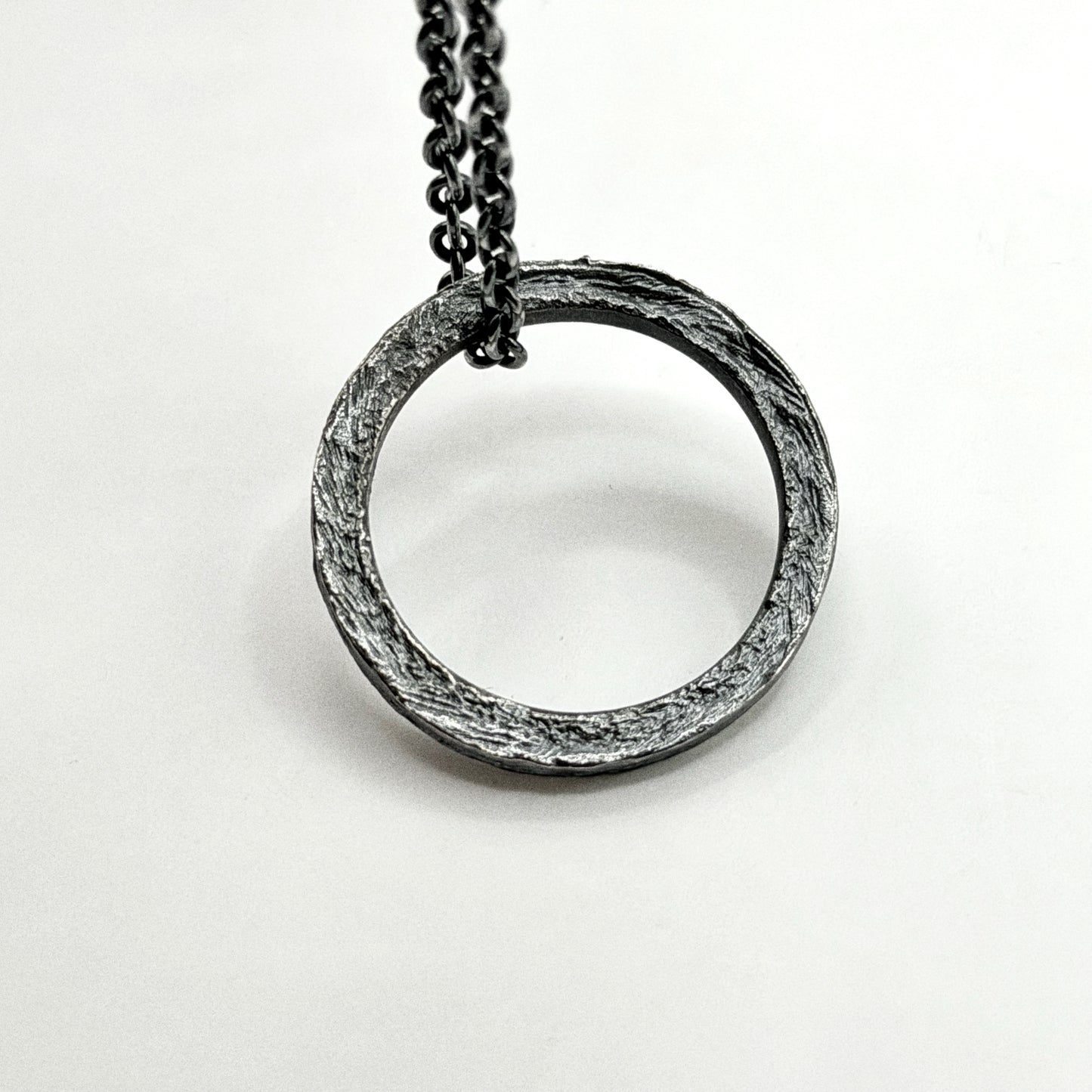 Geometric Circle Necklace