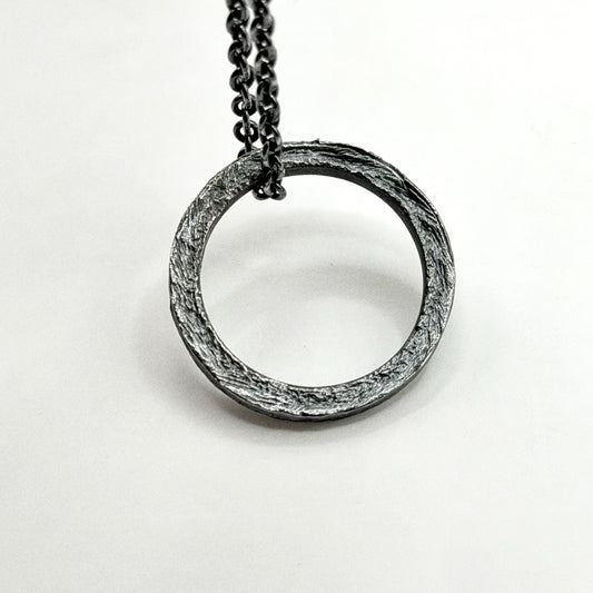 Geometric Circle Necklace