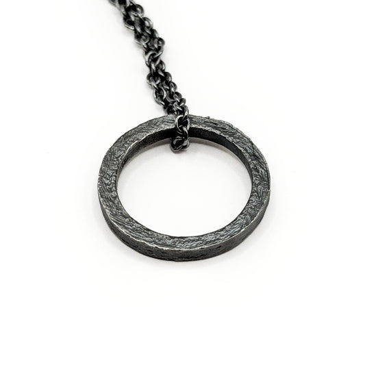 Geometric Circle Necklace