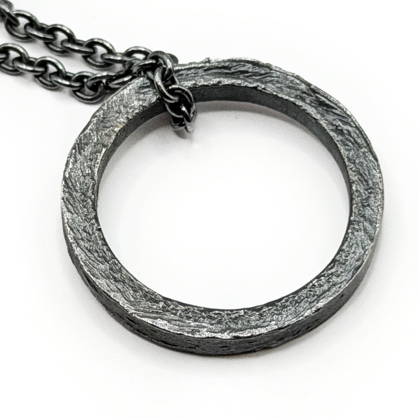 Geometric Circle Necklace