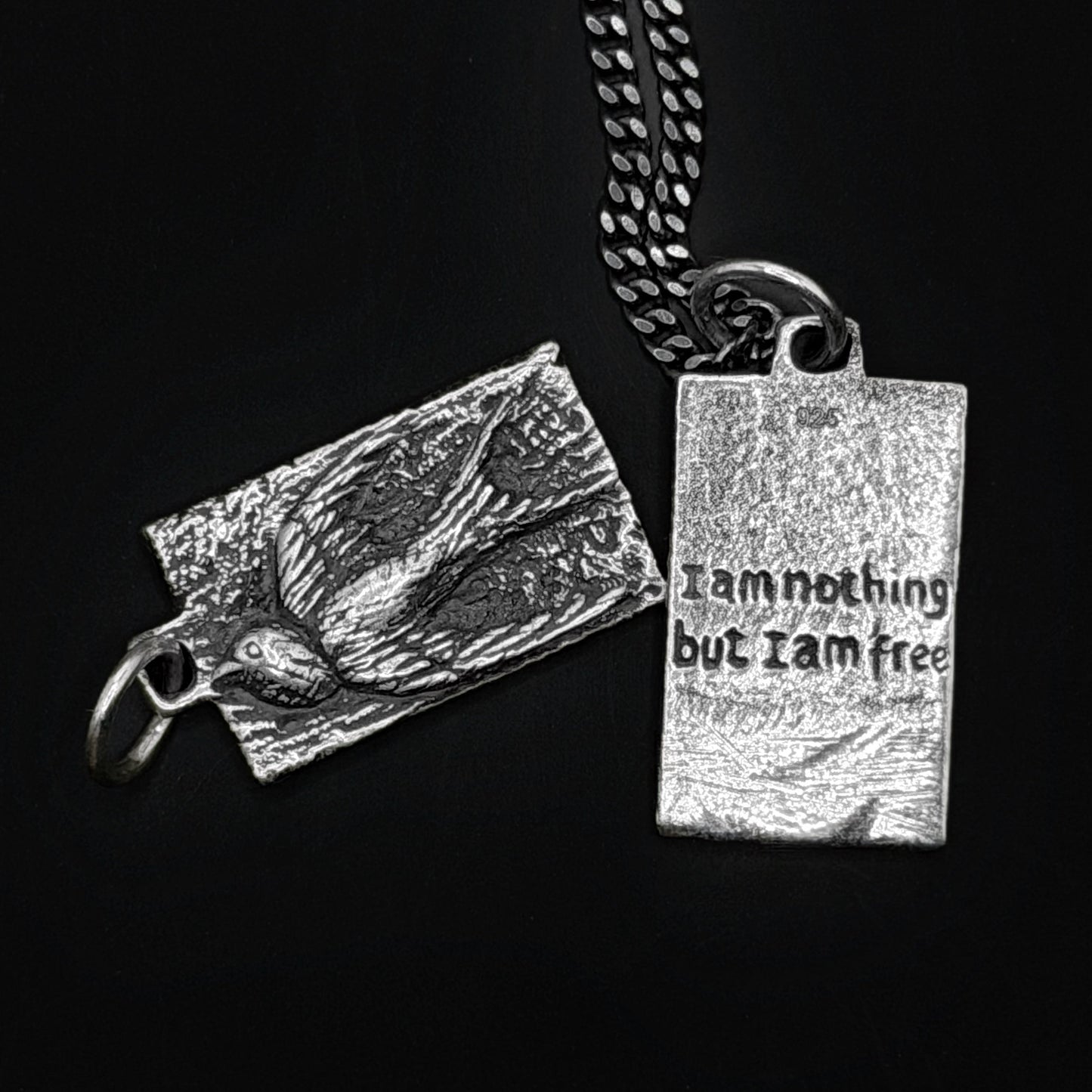 close up view of pendant