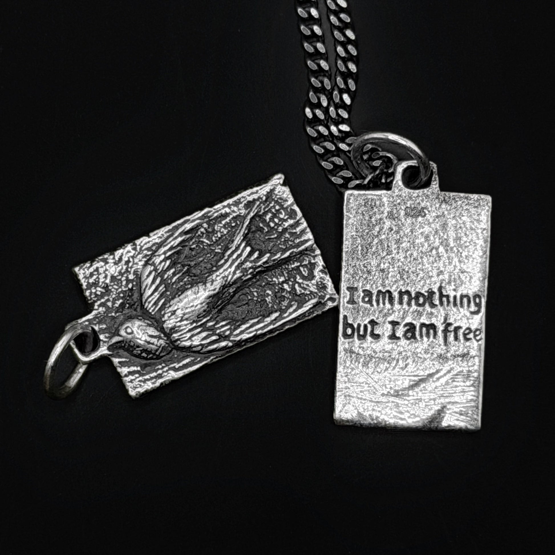 close up view of pendant