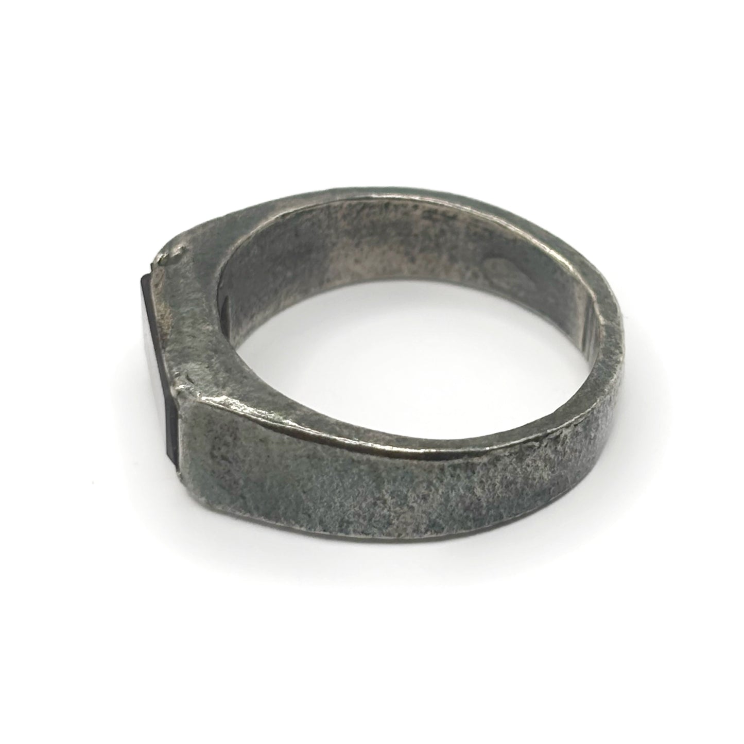 Red Garnet Silver Signet