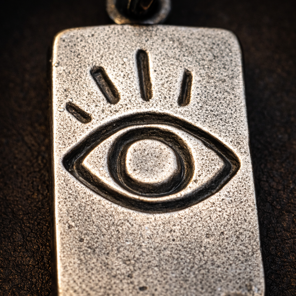 Evil Eye Necklace - Hidden Depths - Silver