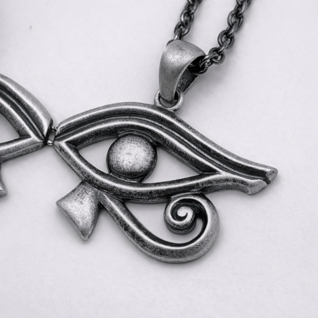 close up look of pendant right side