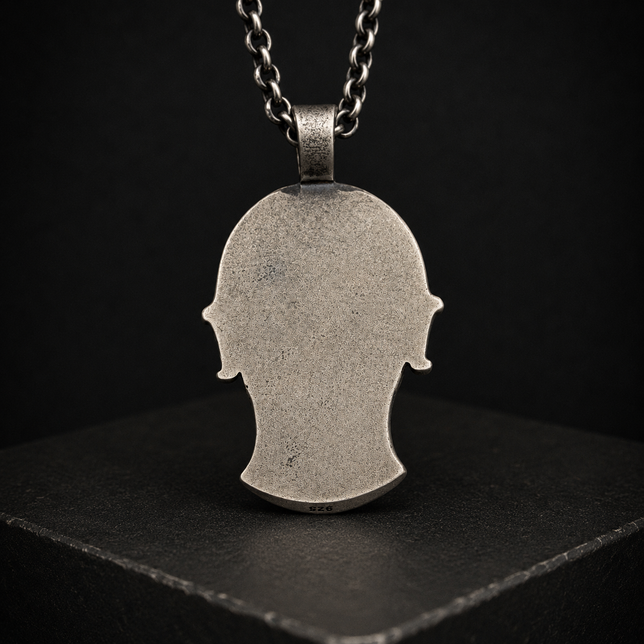 Metropolis Robot Silver Necklace