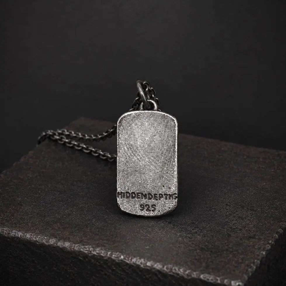 Men's Scarab Beetle Silver Necklace