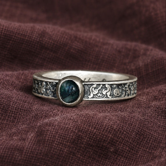 Medieval Marginalia Dainty Ring