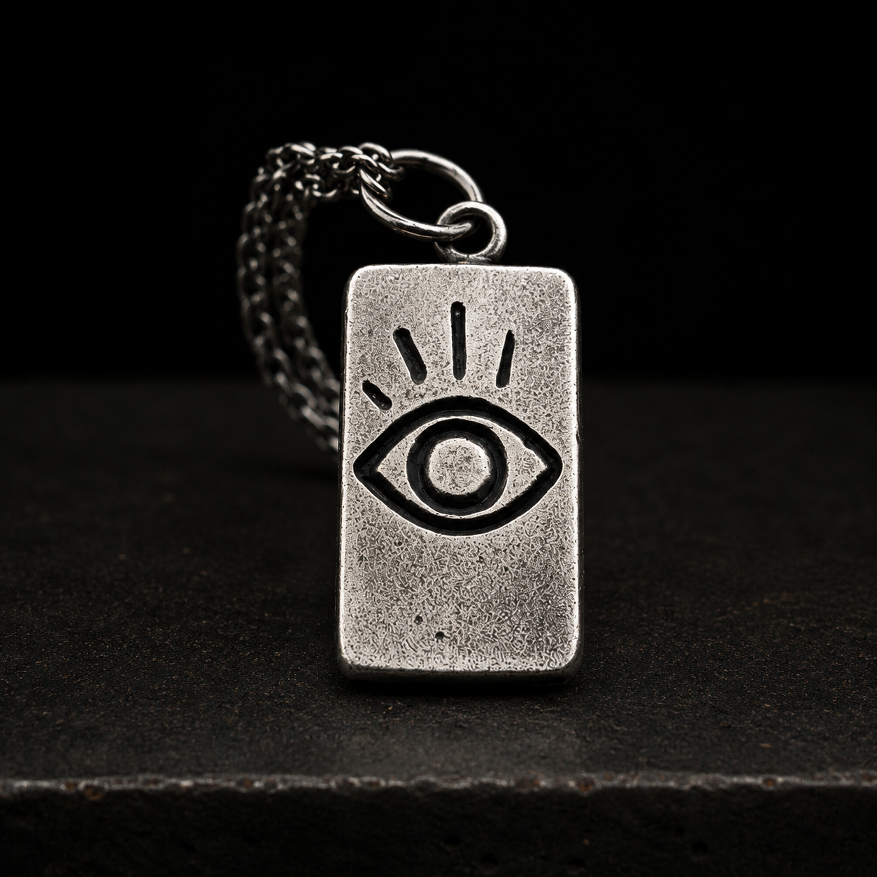 Evil Eye Silver Necklace