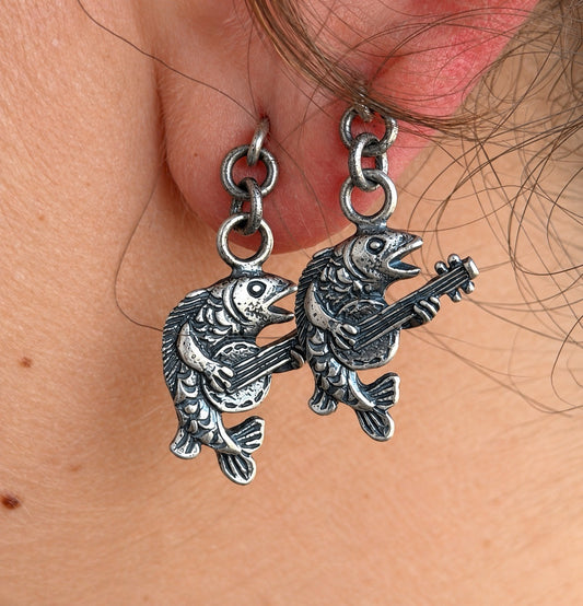 Medieval Fish Earrings