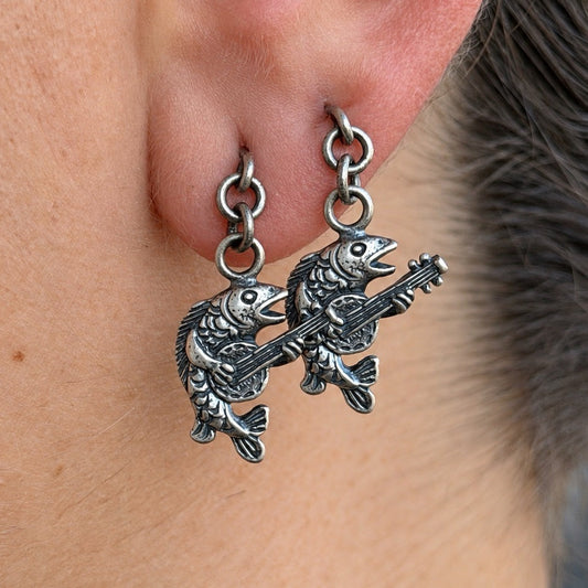 Medieval Fish Earrings