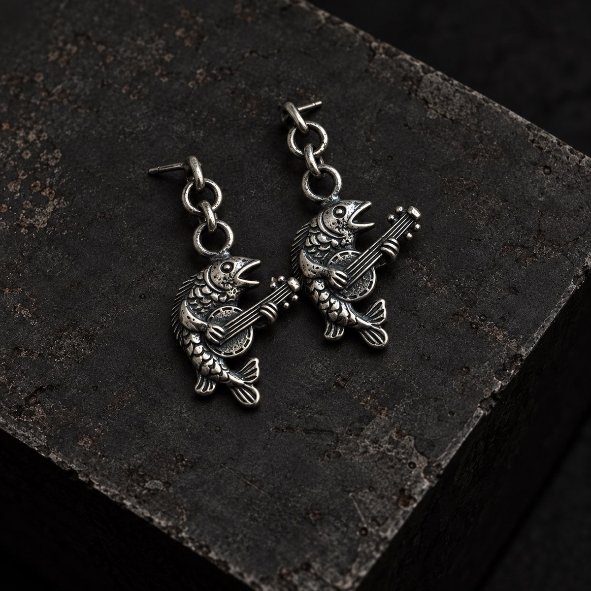 Medieval Fish Earrings