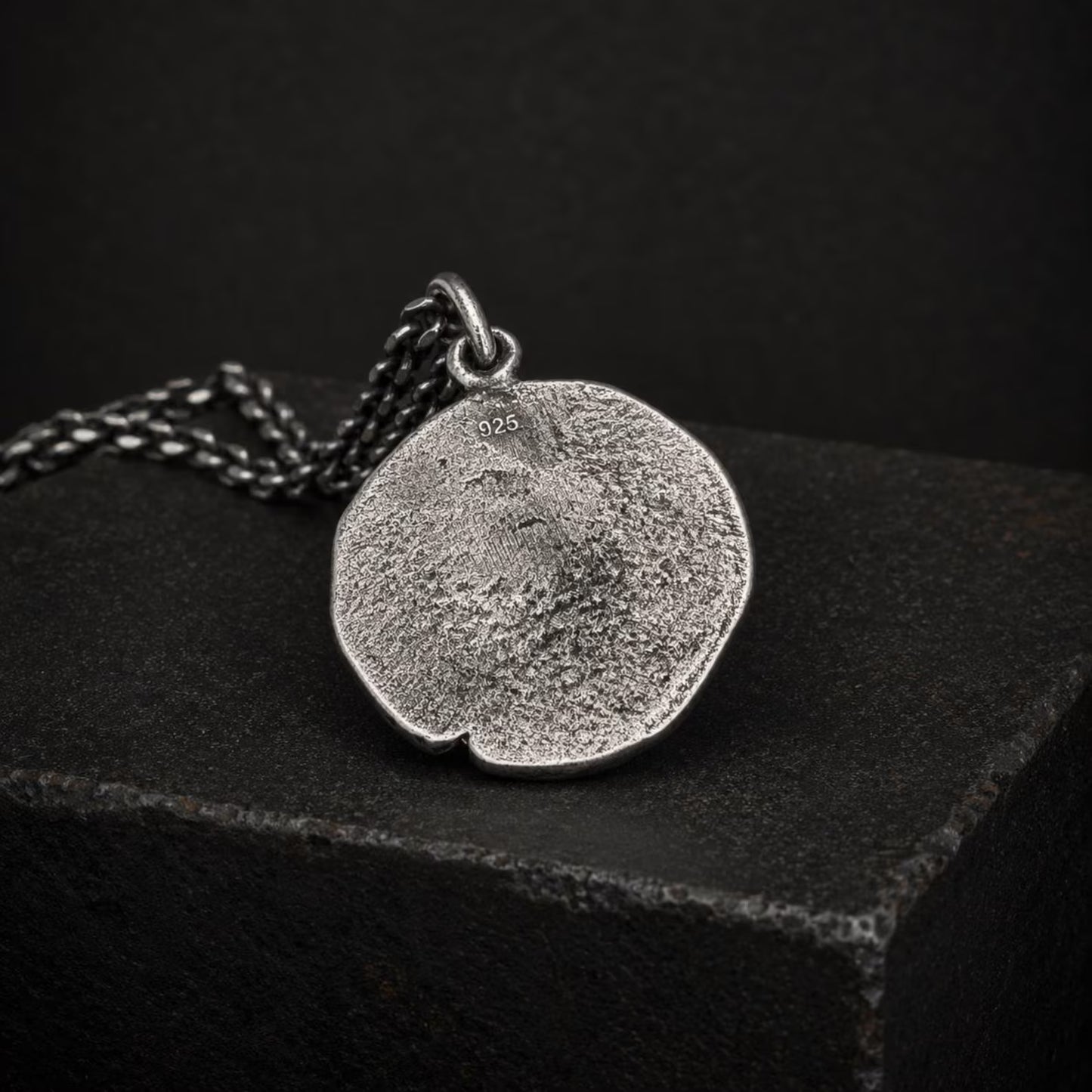 Janus Silver Pendant Necklace