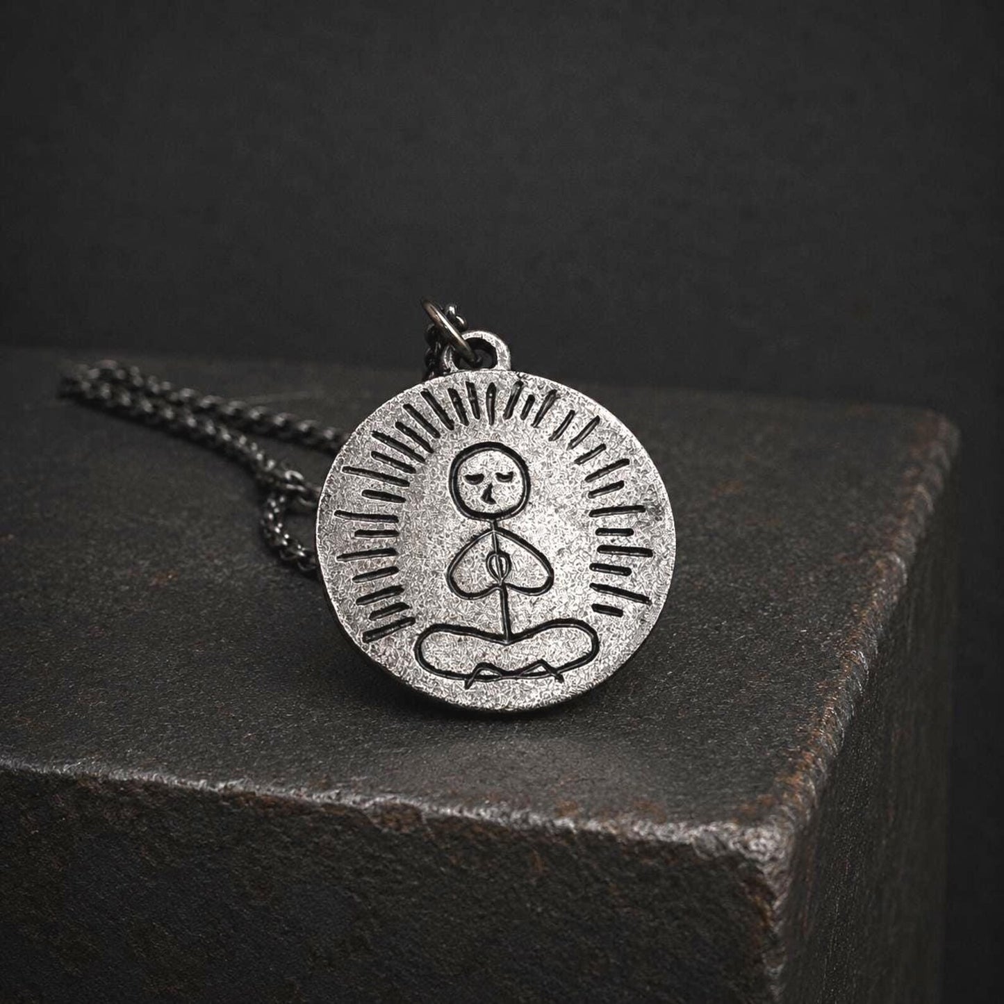 Be Like Water Silver Necklace