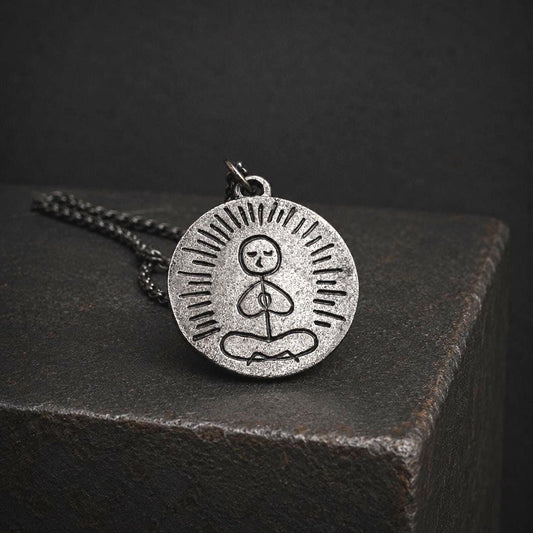 Be Like Water Silver Necklace