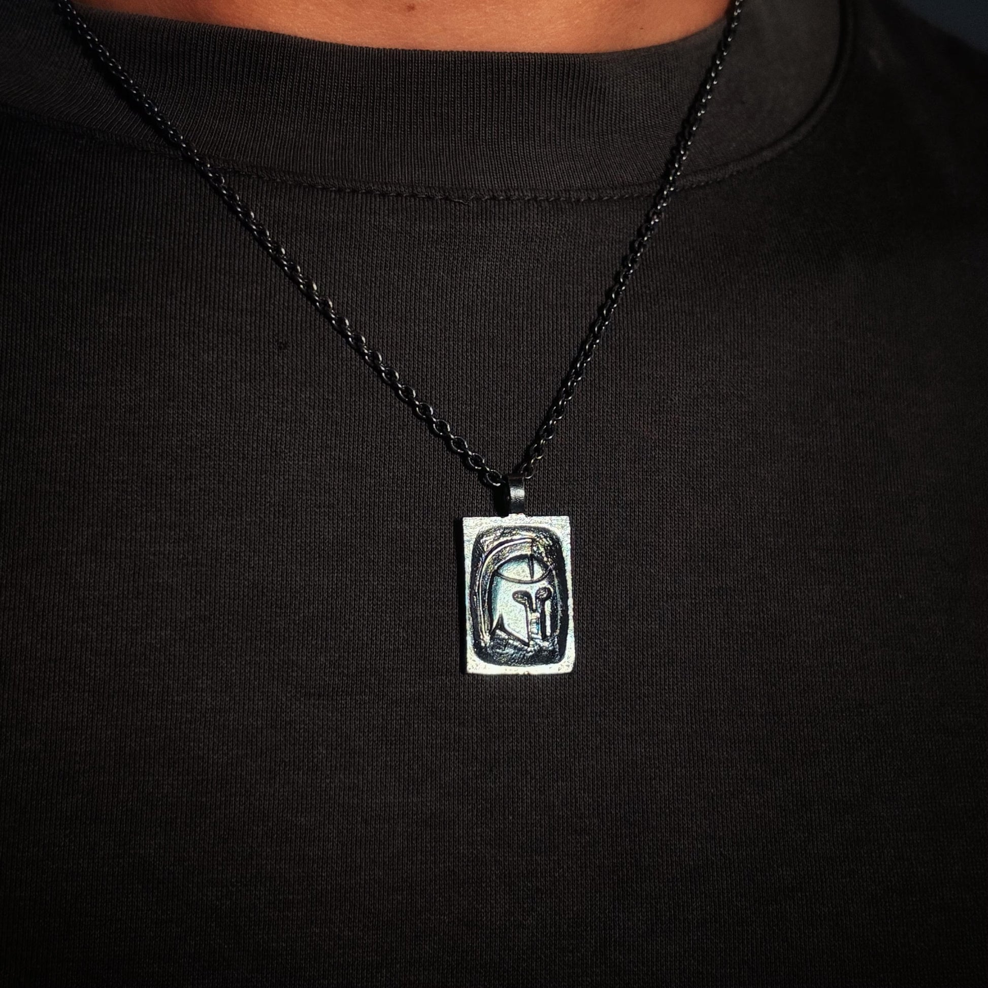 Spartan Warrior Silver Necklace - Hidden Depths  