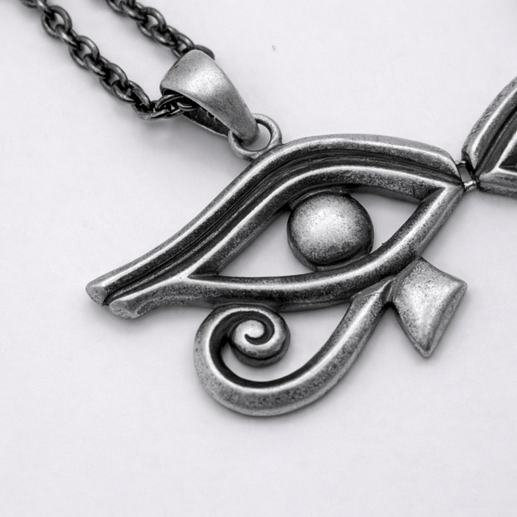 close up look of pendant left side