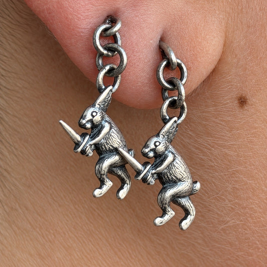 Medieval Rabbit Earrings