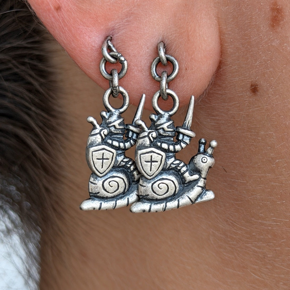 Medieval Knight Earrings