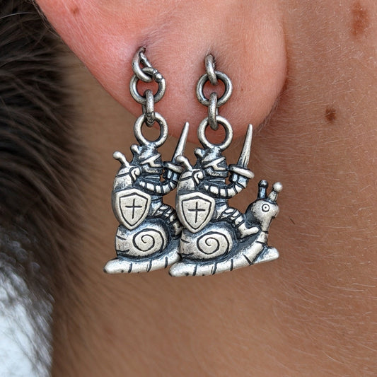Medieval Knight Earrings