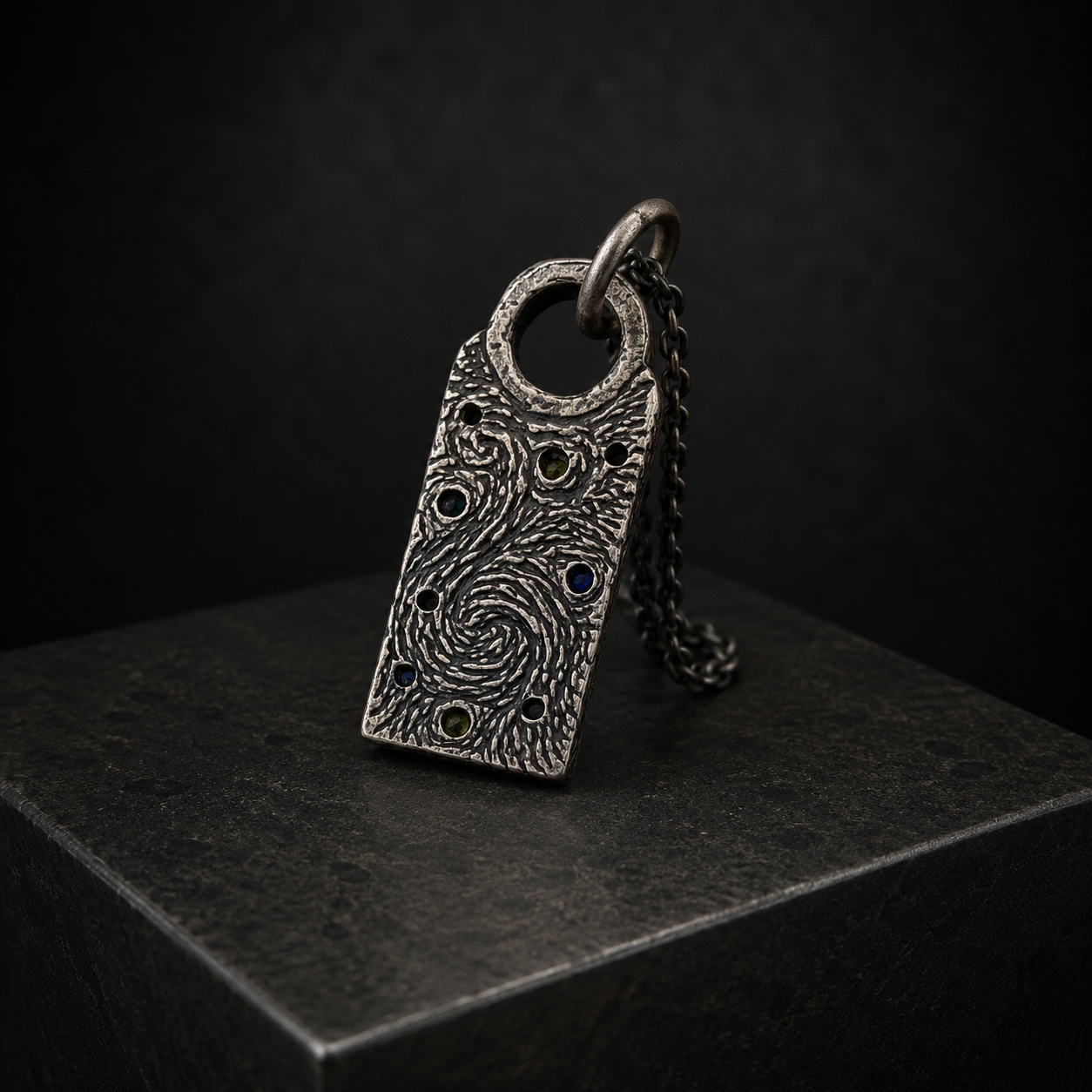 Van Gogh's Starry Night Necklace