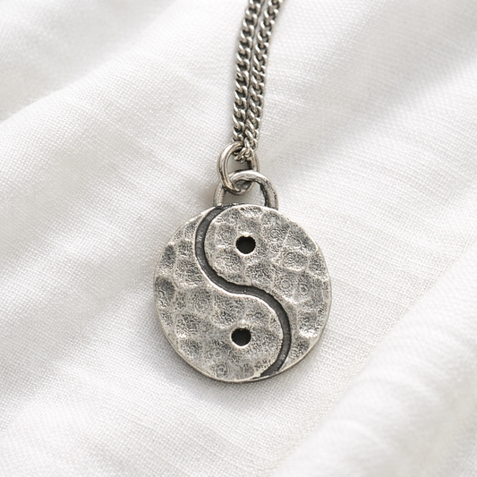 Yin Yang Tao Silver Pendant